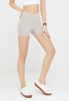 FlexEase Swim Biker Running Workout Yoga Gym Side Pockets Speedy Short for Women