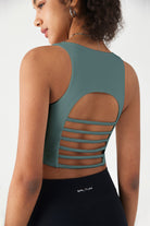 cross back sports bra for ladies
