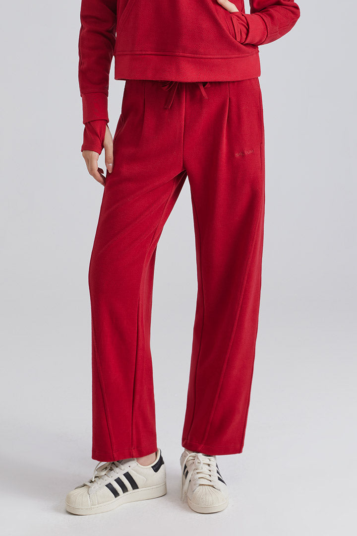 WIDE-LEG SPORTS TROUSERS with side pockets
