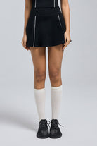 FlexEase™ Ruched Mini Skirt Highline Mini Tennis Skirt