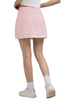 Women pink skirt with white trim CARRIE SKORT for Tennis Golf 