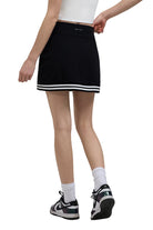 Saltum women Contrast Trim Lined Mini Skirt