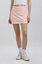 Saltum Contrast Trim Mini Tennis Golf Skirt 