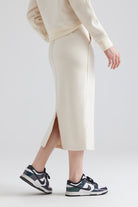 Long Pencil Skirts outfit with a skirt and sneakers