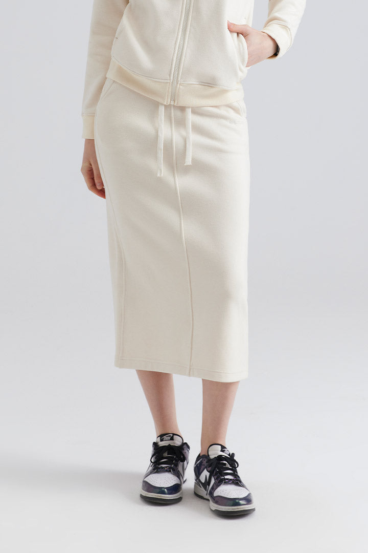 Person beige Long Pencil Skirts for Women 