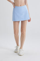 SALTUM Contrast Side Stripe Slit Skirt pale-dogwood