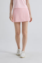 SALTUM Contrast Side Stripe Slit Skirt pale-dogwood
