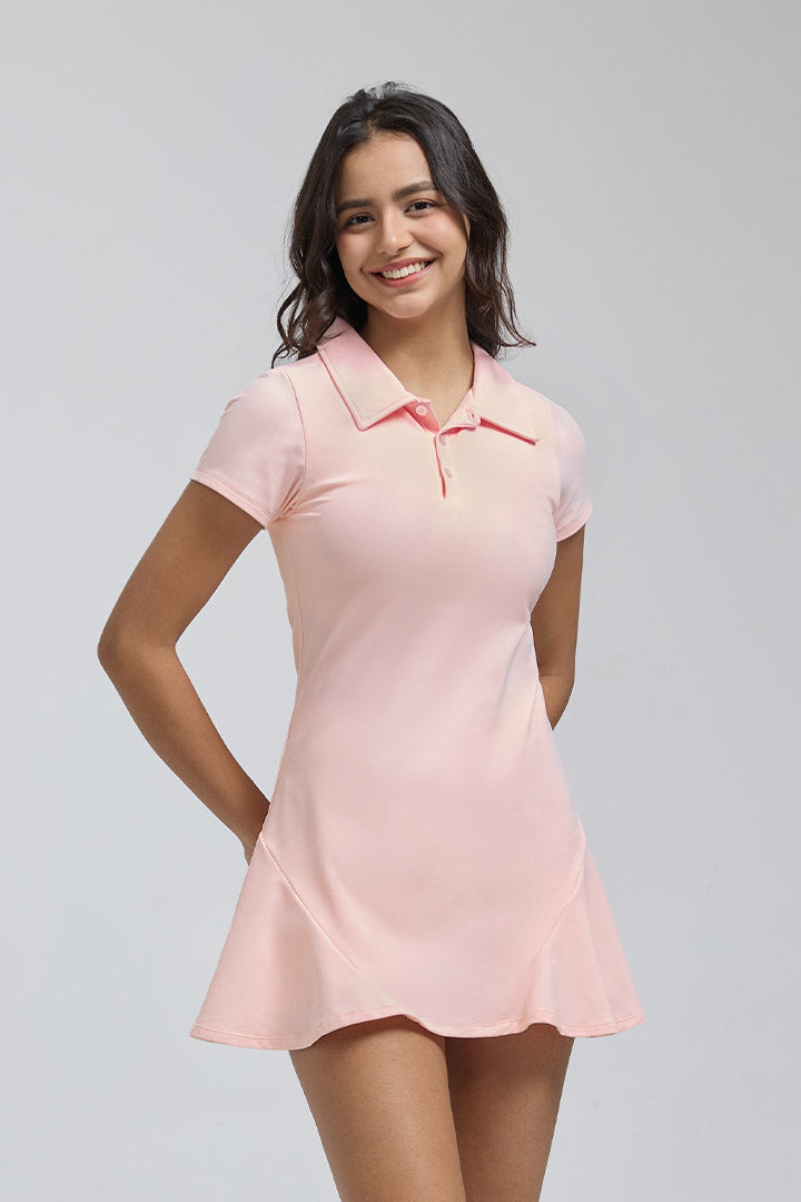 Saltum - FlexEase™ 2.0 Short Sleeve Tennis Dress - SALTUM