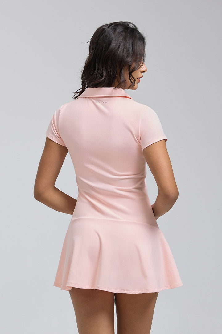 Saltum - FlexEase™ 2.0 Short Sleeve Tennis Dress - SALTUM