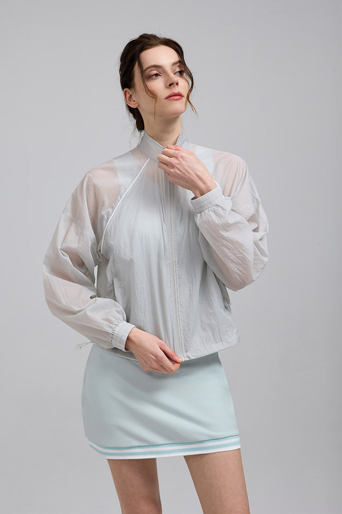 cloud ash sun protective outfit jacket for tennis outfit layering