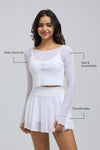 Saltum - Sheer Mesh Top