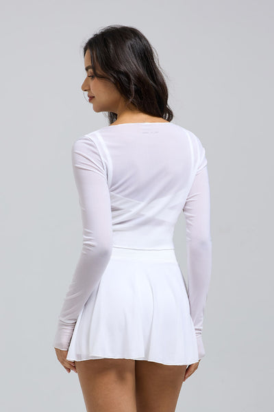 Saltum - Sheer Mesh Top