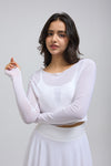 Saltum - Sheer Mesh Top