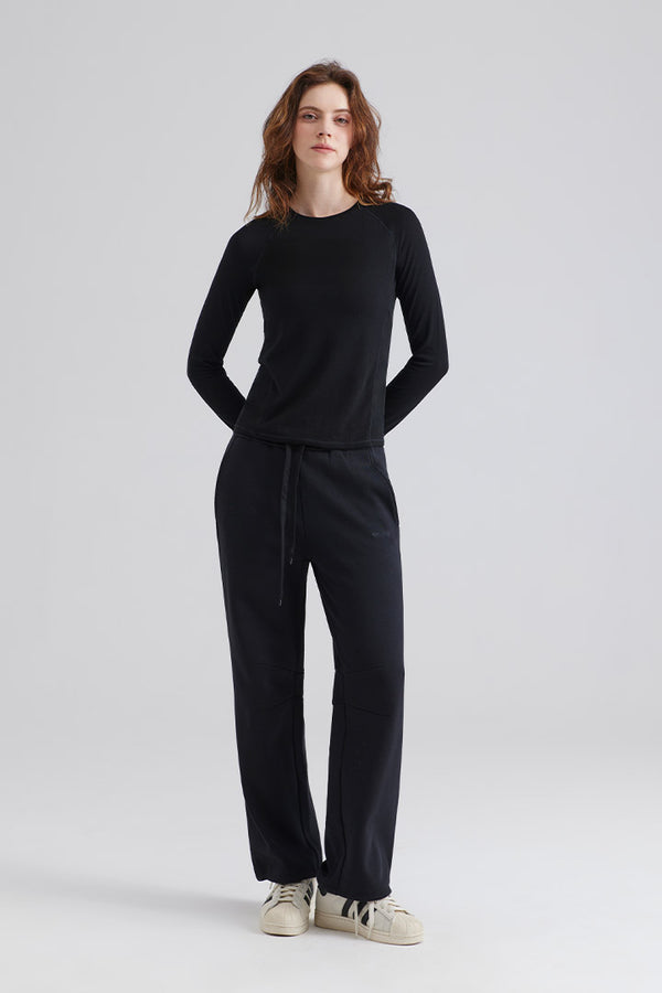 Sustainable Everyday - Loose Fit Wool Long Sleeve Top