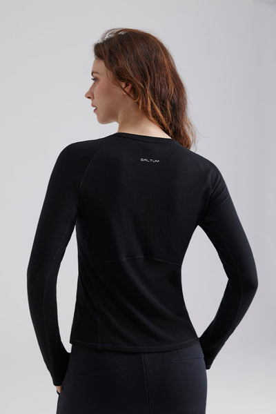 Sustainable Everyday - Loose Fit Wool Long Sleeve Top