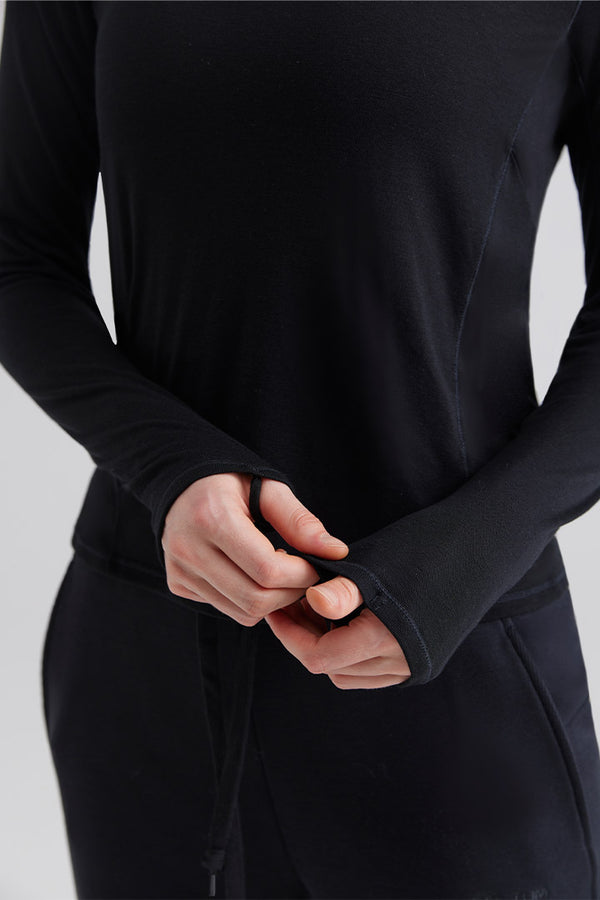 Sustainable Everyday - Loose Fit Wool Long Sleeve Top