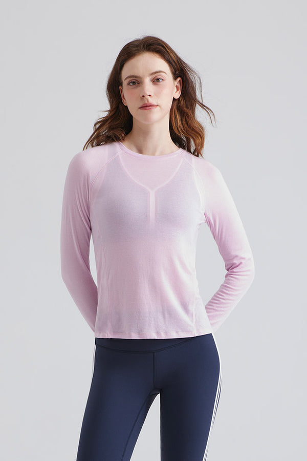 Sustainable Everyday - Loose Fit Wool Long Sleeve Top