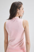 SALTUM Colorblock Sleeveless Tennis Top pale-dogwood