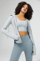FlexEase™ Full Zip Hooded Define Jacket - SALTUM SPORTS