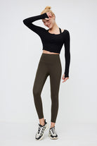 Long Sleeve Cropped Cardigan - SALTUM SPORTS