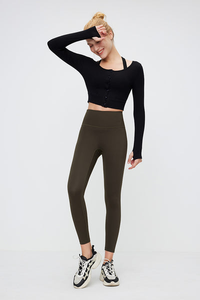 Long Sleeve Cropped Cardigan - SALTUM SPORTS