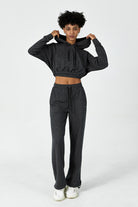 CloudFleece™ Cropped Pullover Hoodie - SALTUM SPORTS