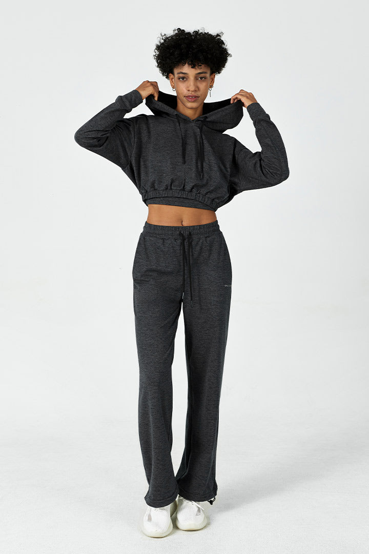 CloudFleece™ Cropped Pullover Hoodie - SALTUM SPORTS
