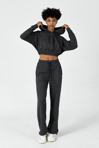 CloudFleece™ Cropped Pullover Hoodie - SALTUM SPORTS