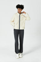 Zip-Up Hooded Sherpa Jacket - SALTUM SPORTS