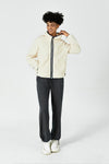 Zip-Up Hooded Sherpa Jacket - SALTUM SPORTS