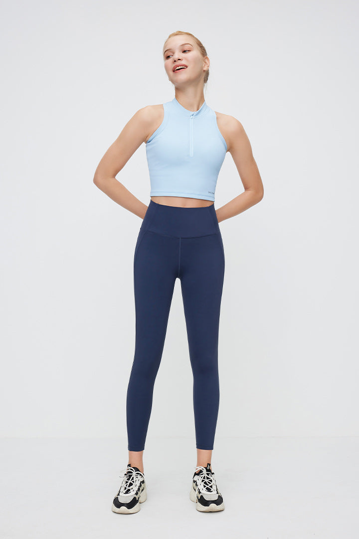 FlexEase™ Half Zip Tank Top - SALTUM SPORTS