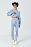 CloudFleece™ Cropped Crew Pullover - SALTUM SPORTS