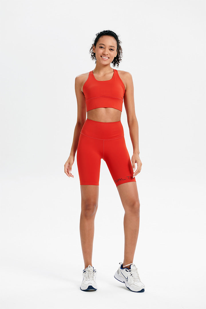 Women's High-Waist Compression Biker Shorts - SALTUM