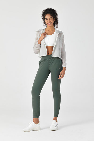 High-Waist Mesh-Like 7/8 Jogger - SALTUM SPORTS