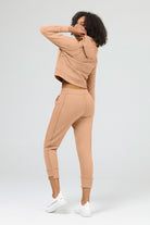 Half Zip Cropped Hoodie - SALTUM SPORTS