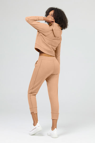 Half Zip Cropped Hoodie - SALTUM SPORTS
