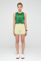 Women's Sleeveless Mesh Tank Top - SALTUM SPORTS
