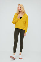 Women's Hooded Workout Sweatshirt with Kangaroo Pockets - SALTUM SPORTS