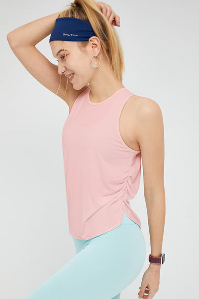 High Neck Workout Tank Top - SALTUM SPORTS