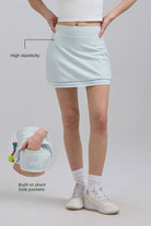 Saltum women Contrast Trim Mini Skirt
