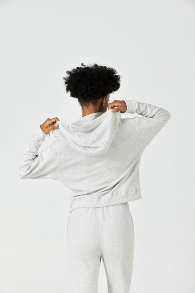 Cropped Zip Hoodie - SALTUM SPORTS