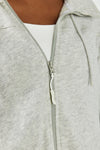 Cropped Zip Hoodie & Straight Leg Sweatpant Set - SALTUM SPORTS