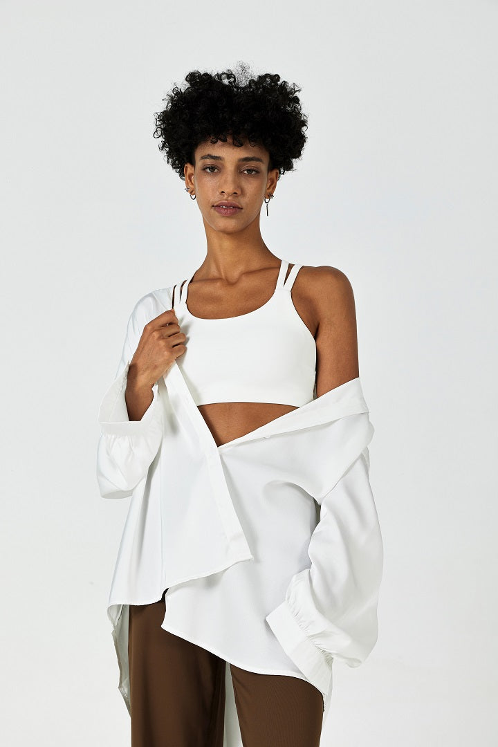 Hitense™ Spaghetti Strap Sports Bra - SALTUM SPORTS