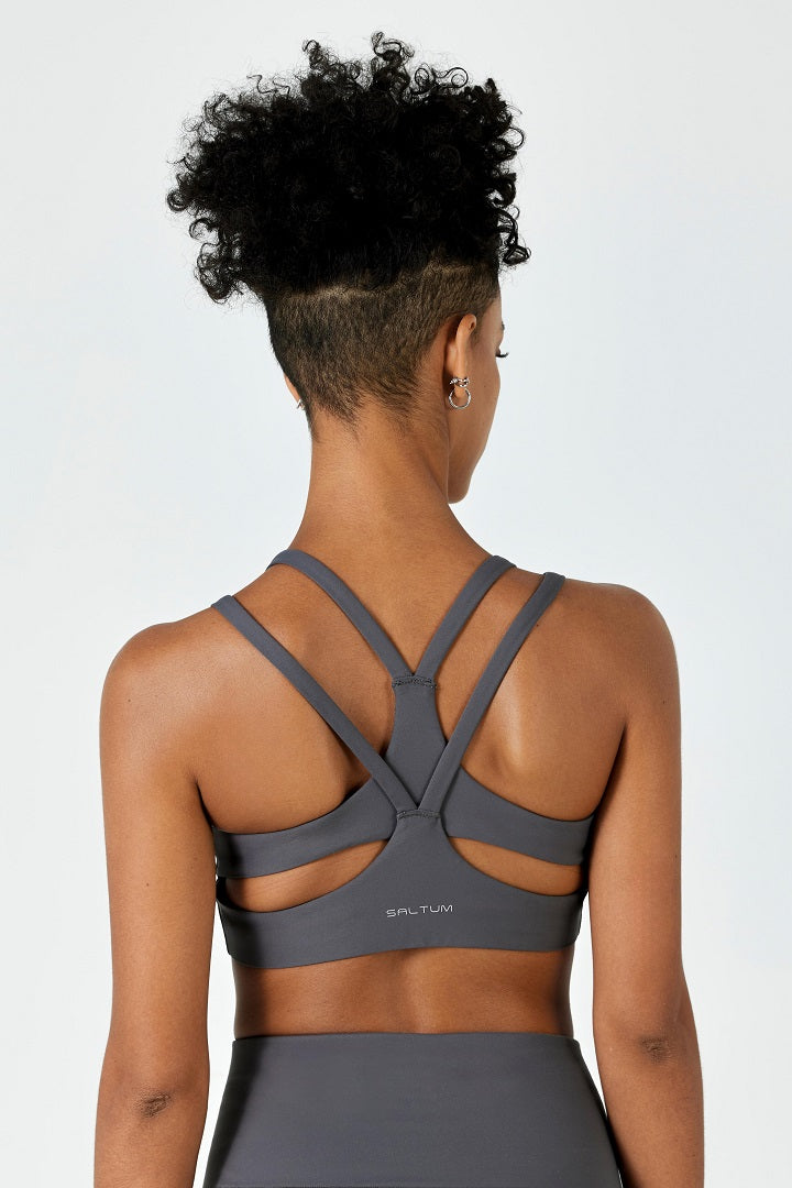 Hitense™ Spaghetti Strap Sports Bra & Flare Legging Set - SALTUM SPORTS