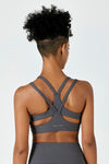 Hitense™ Spaghetti Strap Sports Bra & Flare Legging Set - SALTUM SPORTS