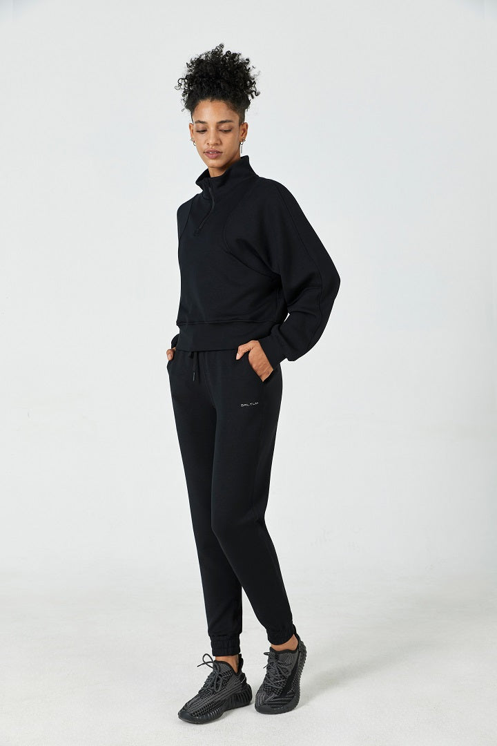 AeroChic™ Half-Zip Pullover & Jogger Set - SALTUM SPORTS