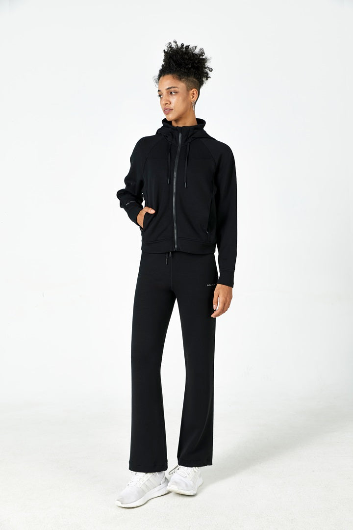 AeroChic™ Full-Zip Hoodie & Yoga Pant Set - SALTUM SPORTS