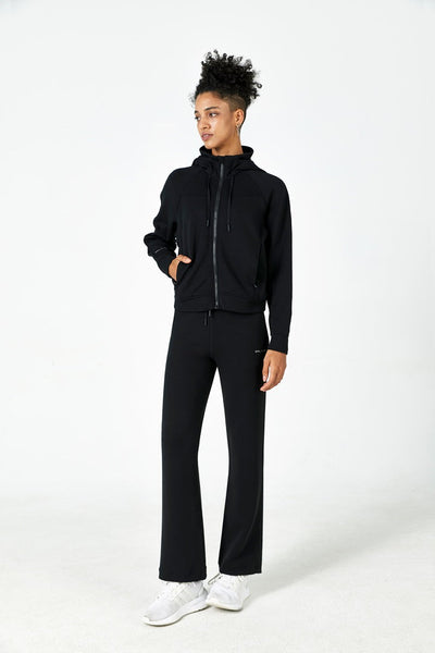 AeroChic™ Full-Zip Hoodie & Yoga Pant Set - SALTUM SPORTS
