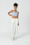 Hitense™ Racerback Sports Bra-Greyish Blue - SALTUM SPORTS
