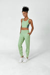 Hitense™ Racerback Sports Bra-Lt Green - SALTUM SPORTS